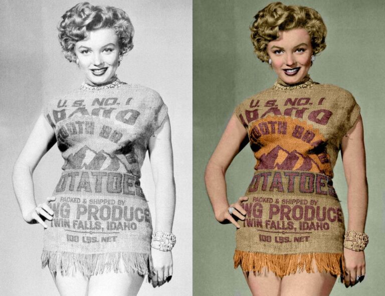 The Infamous Potato Sack Dress: Marilyn Monroe’s Controversial Fashion Statement